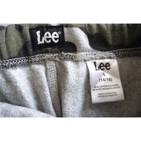 Lee Camouflage Fleece Tapered Sweats - Size L (14/16) - Picture 2 of 4